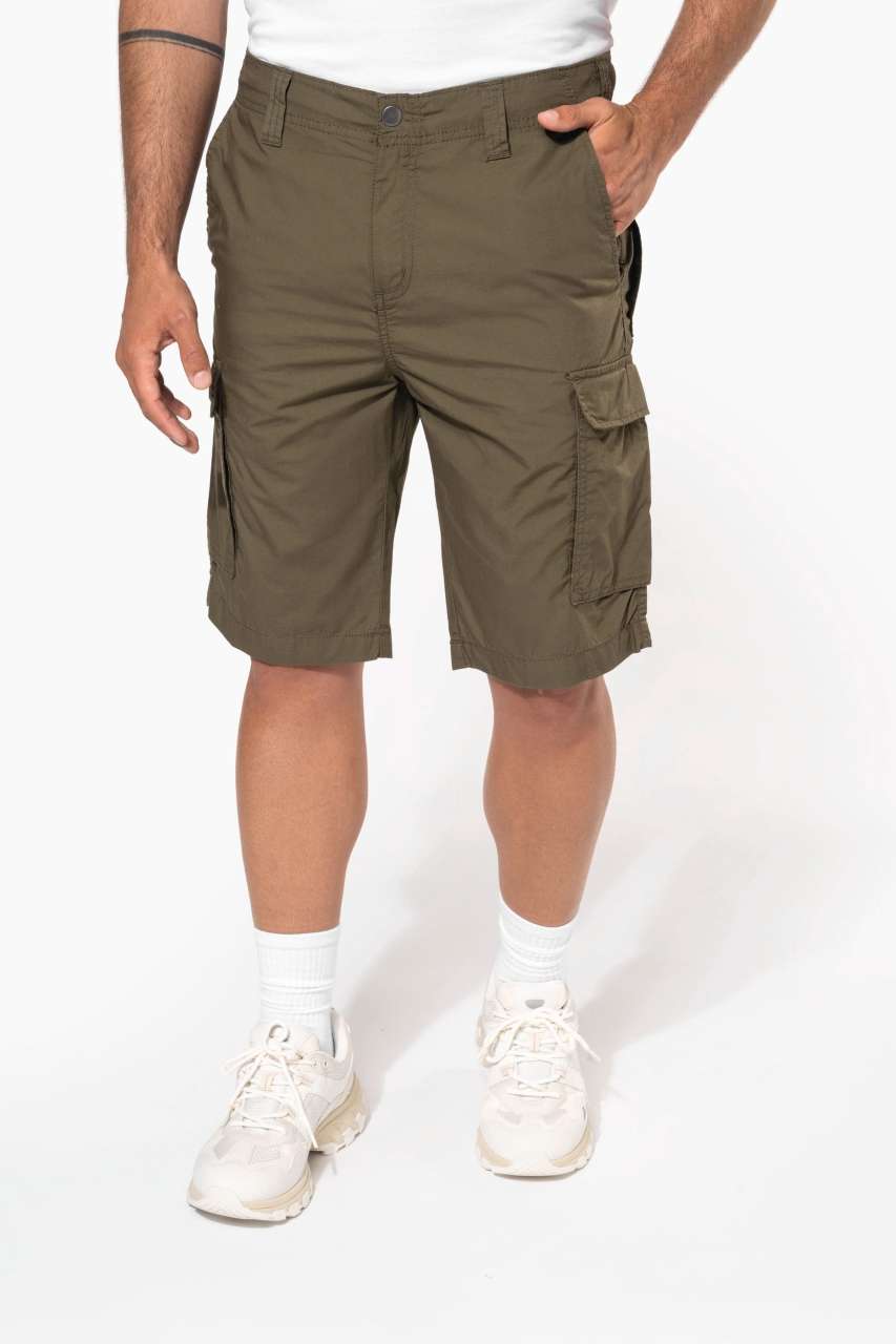 ka755 FÉRFI KÖNNYŰ SOKZSEBES BERMUDA SHORT