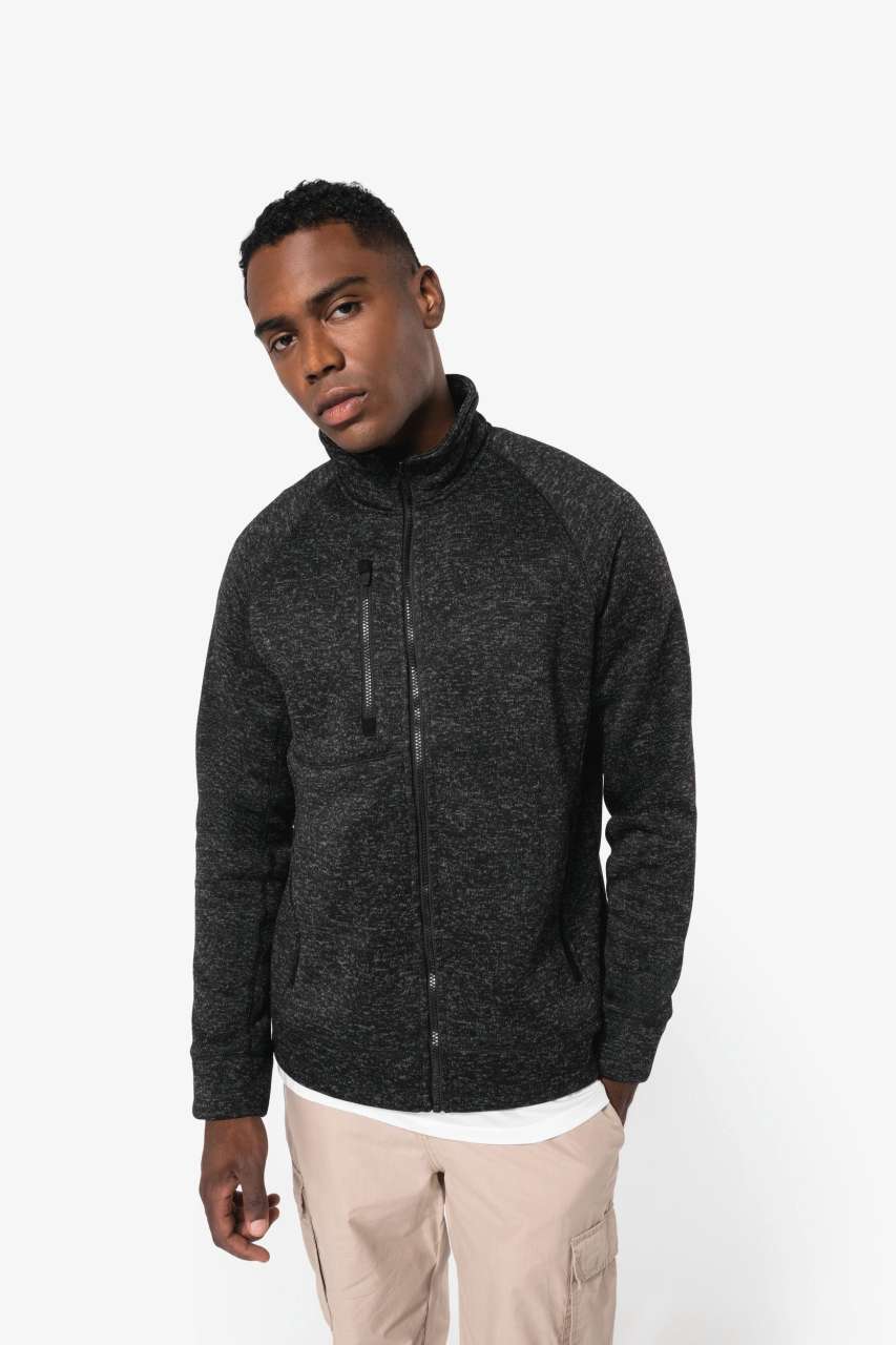 ka9106 FÉRFI VÉGIG CIPZÁRAS MELÍROZOTT DZSEKI