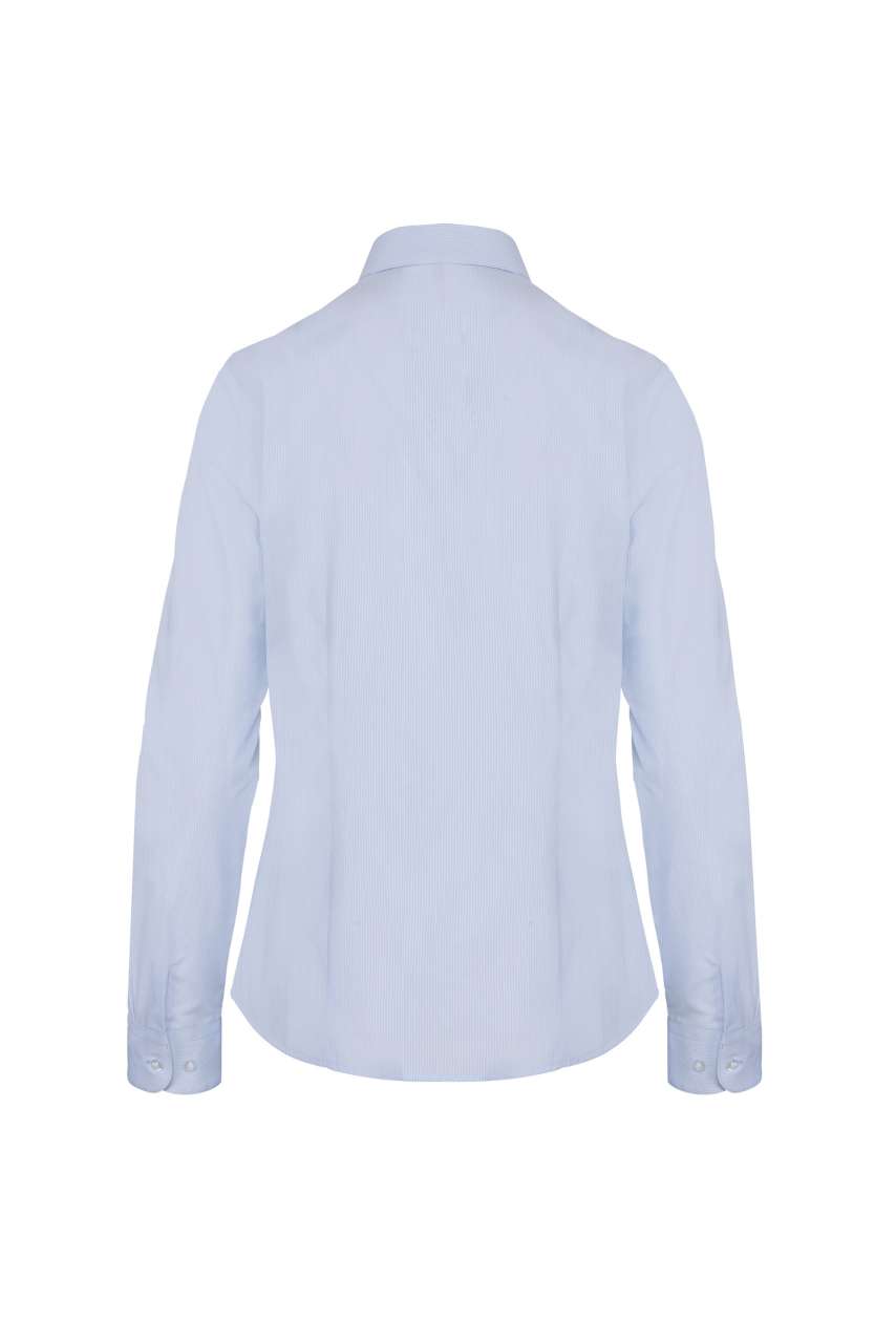 LADIES’ LONG-SLEEVED COTTON POPLIN SHIRT