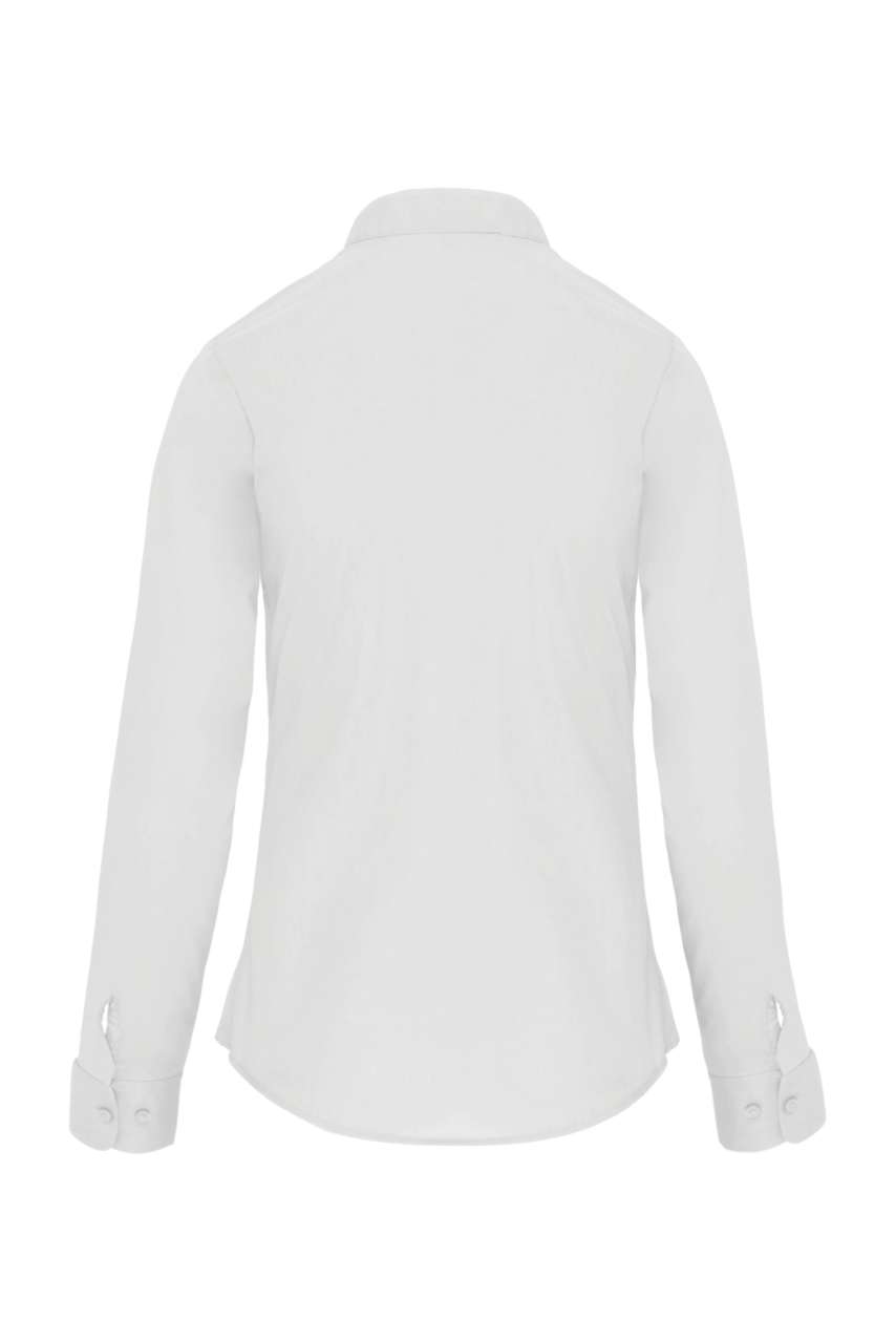 LADIES' LONG-SLEEVED MANDARIN COLLAR SHIRT