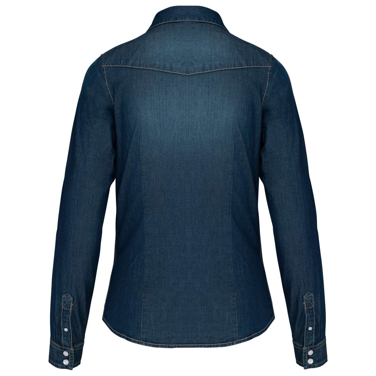 LADIES' LONG-SLEEVED DENIM SHIRT