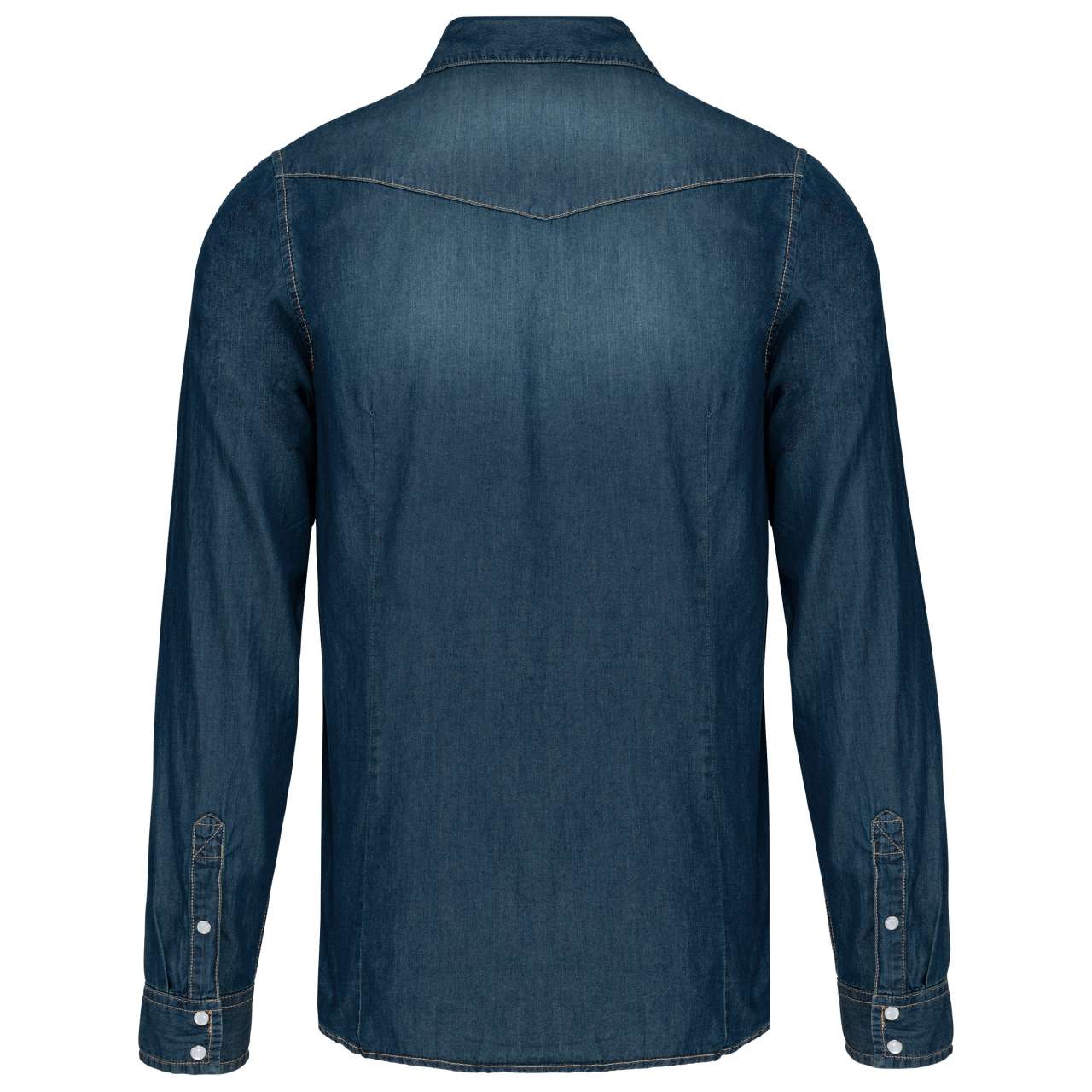 MEN'S LONG-SLEEVED DENIM SHIRT