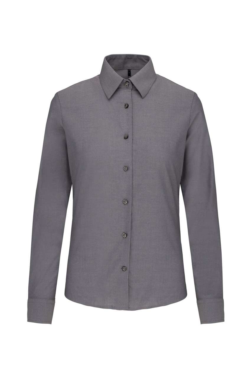 LADIES' LONG-SLEEVED OXFORD SHIRT