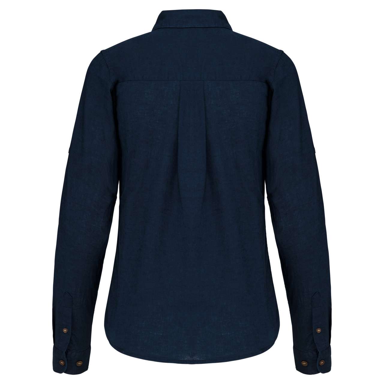 LADIES' LONG SLEEVE LINEN AND COTTON SHIRT