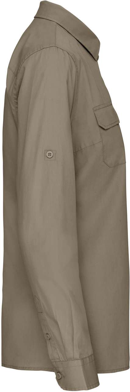 LADIES' LONG-SLEEVED SAFARI SHIRT