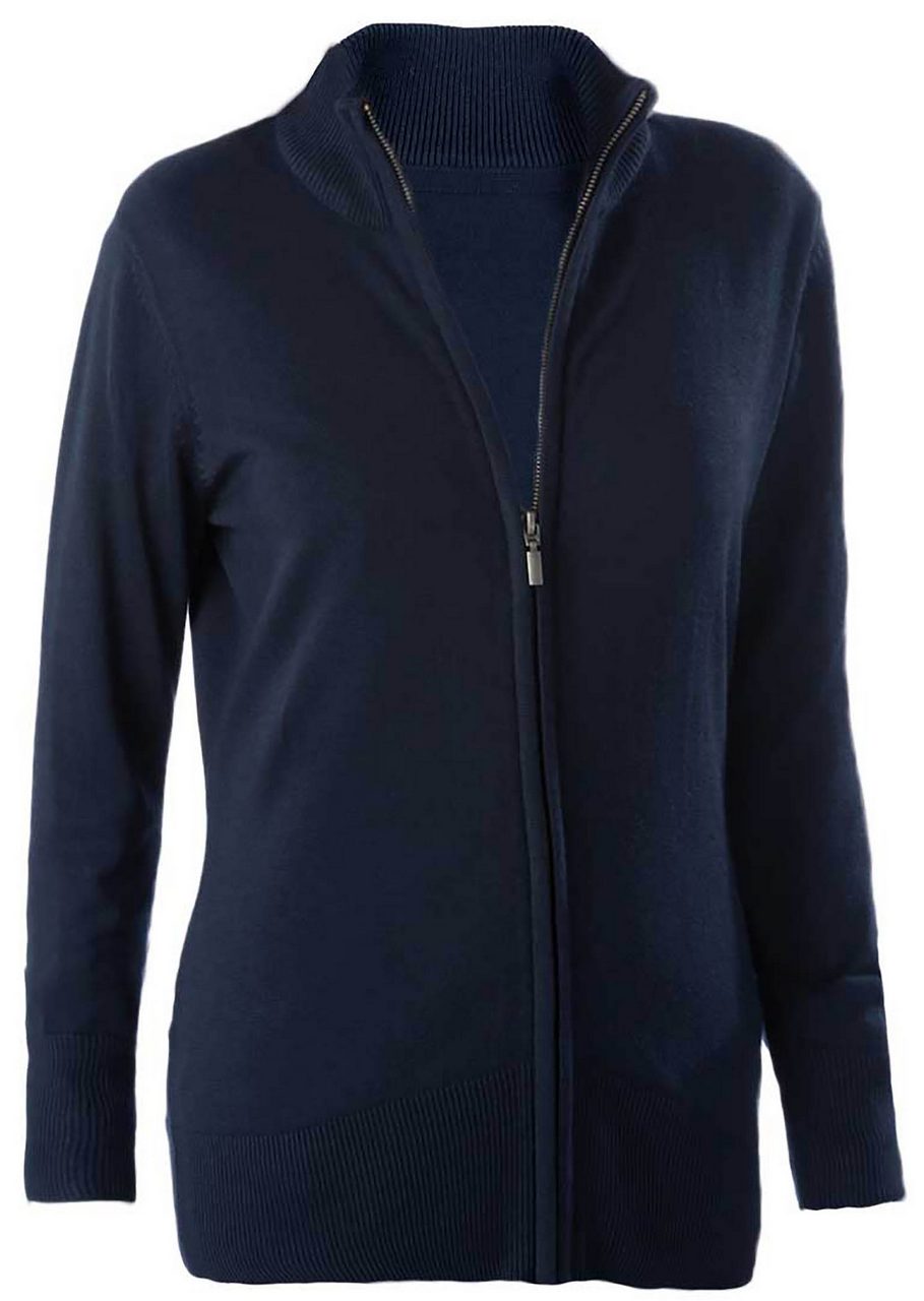 LADIES' FULL ZIP  CARDIGAN