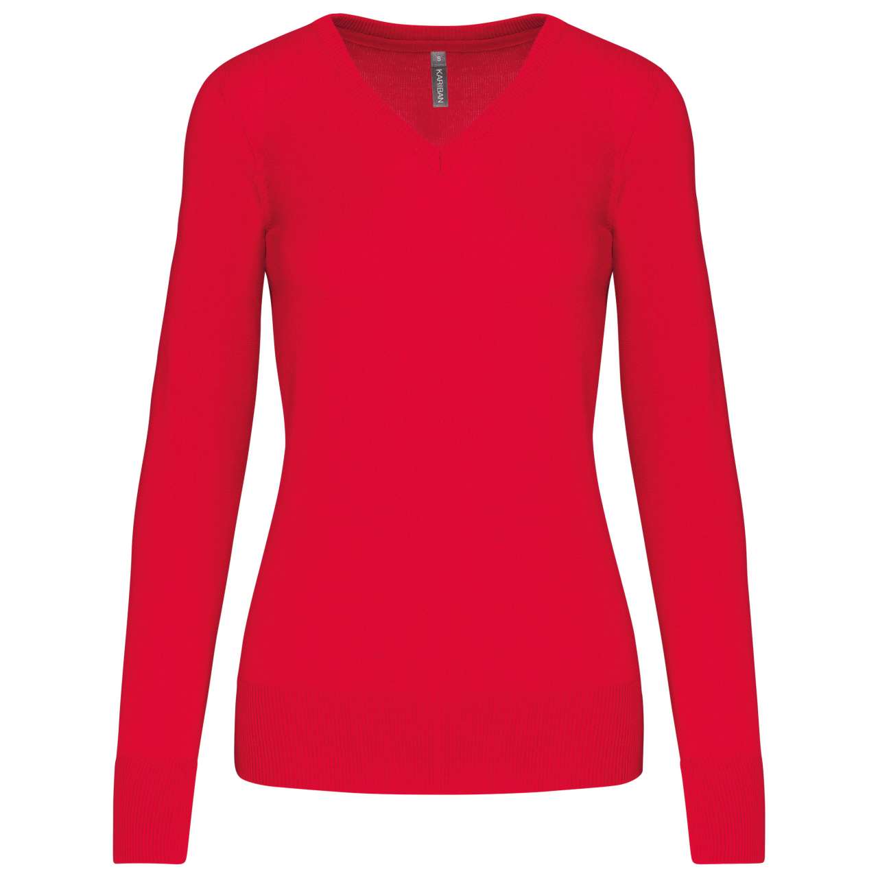 LADIES' V-NECK JUMPER