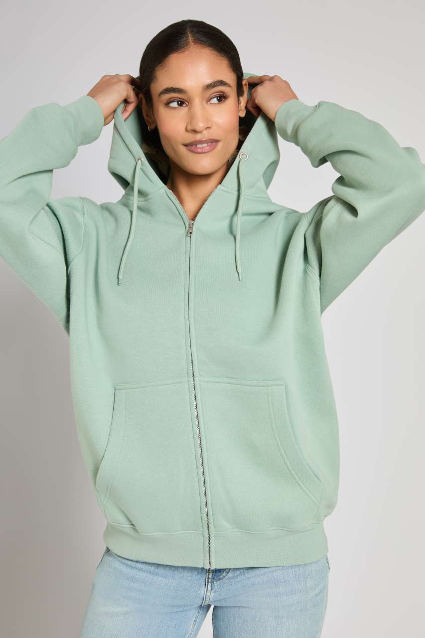 ls14003 PREMIUM VÉGIG CIPZÁRAS KAPUCNIS PULÓVER