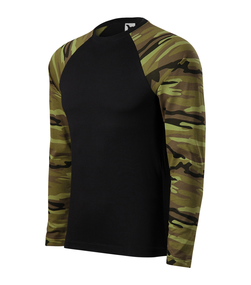 166 Camouflage LS Póló unisex