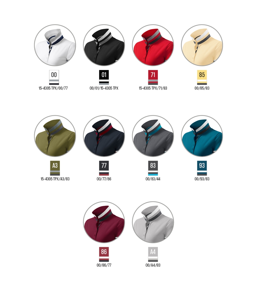 Collar Up Galléros póló női