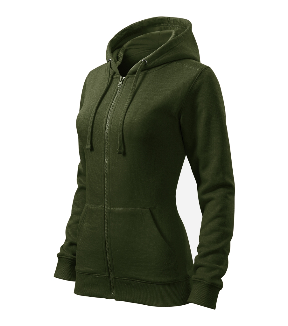 411 Trendy Zipper Felső női