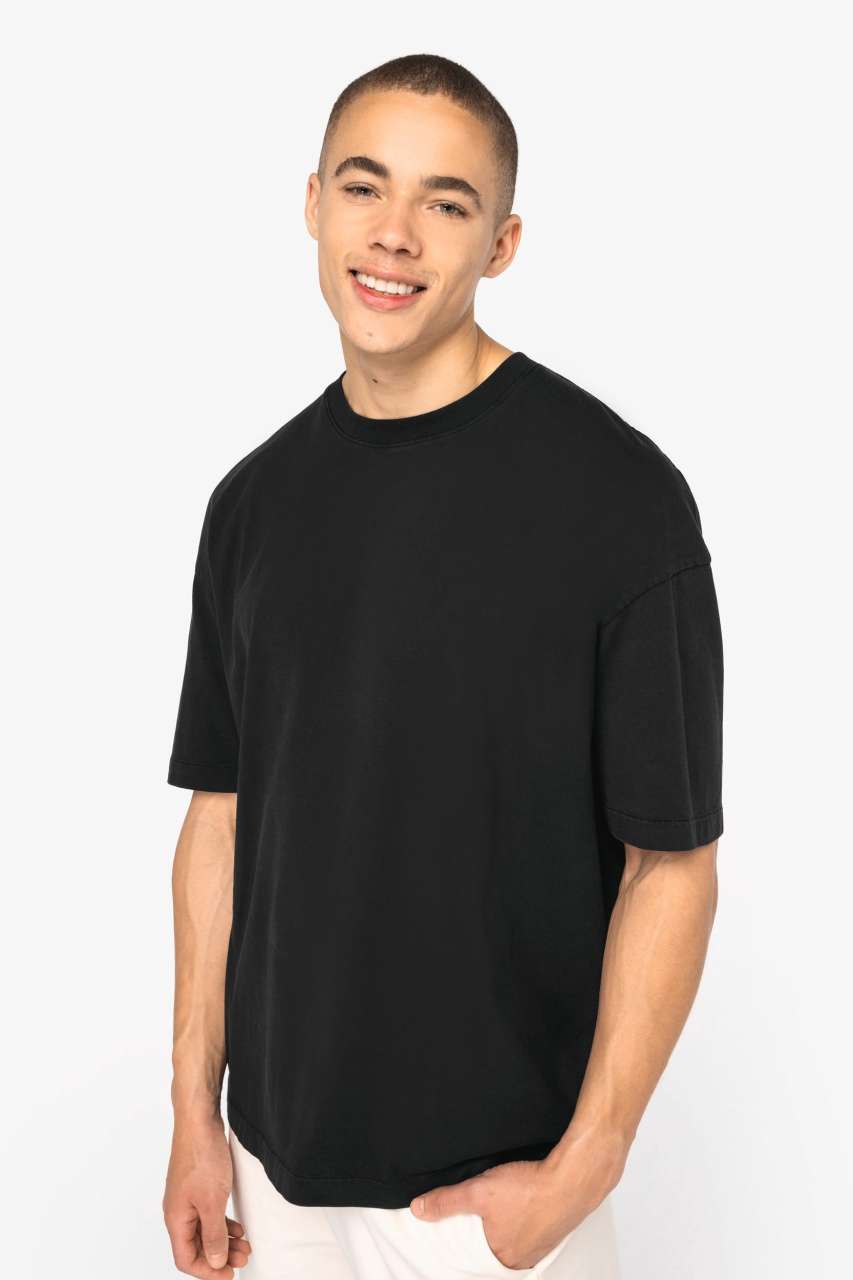 ns326 FÉRFI OVERSIZED MOSOTT HATÁSÚ PÓLÓ
