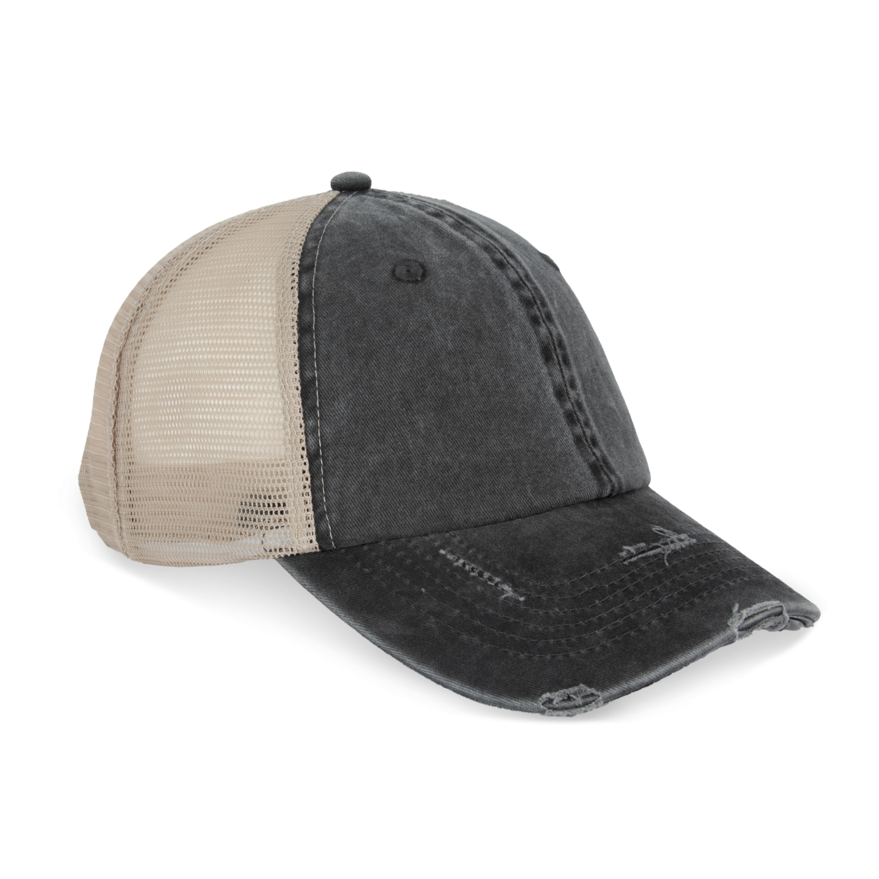 KÖRNYEZETBARÁT UNISZEX KOPOTT HATÁSÚ HÁLÓS SAPKA