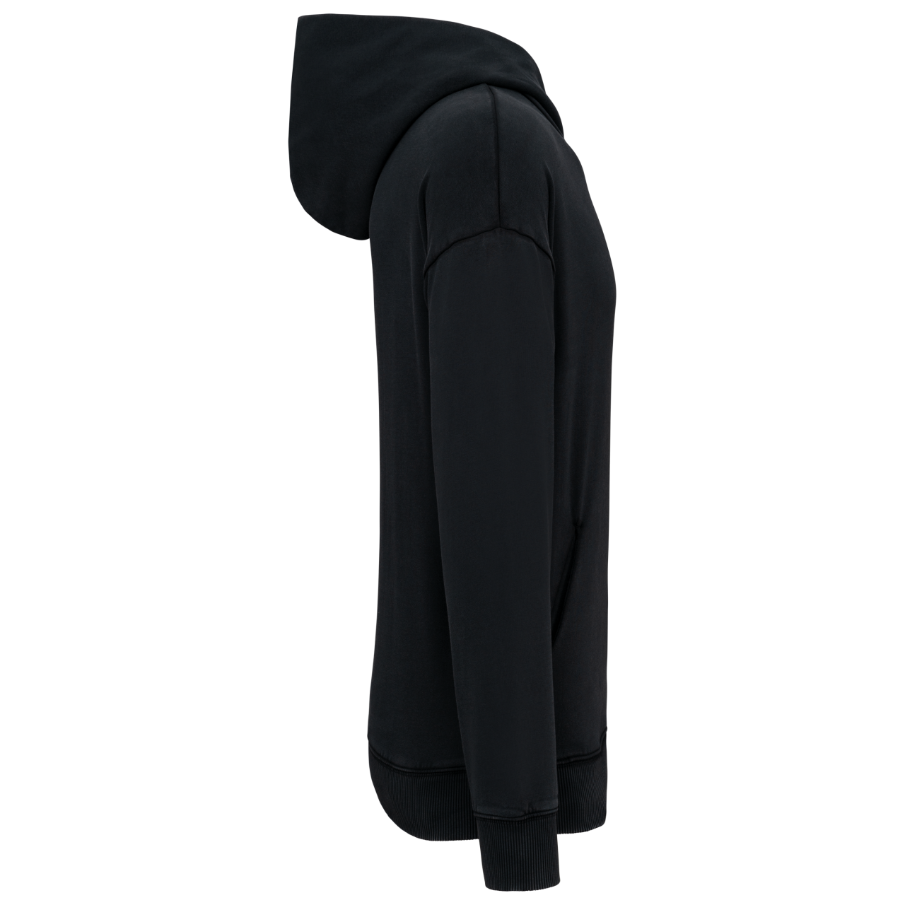 UNISZEX MOSOTT HATÁSÚ OVERSIZED KAPUCNIS PULÓVER
