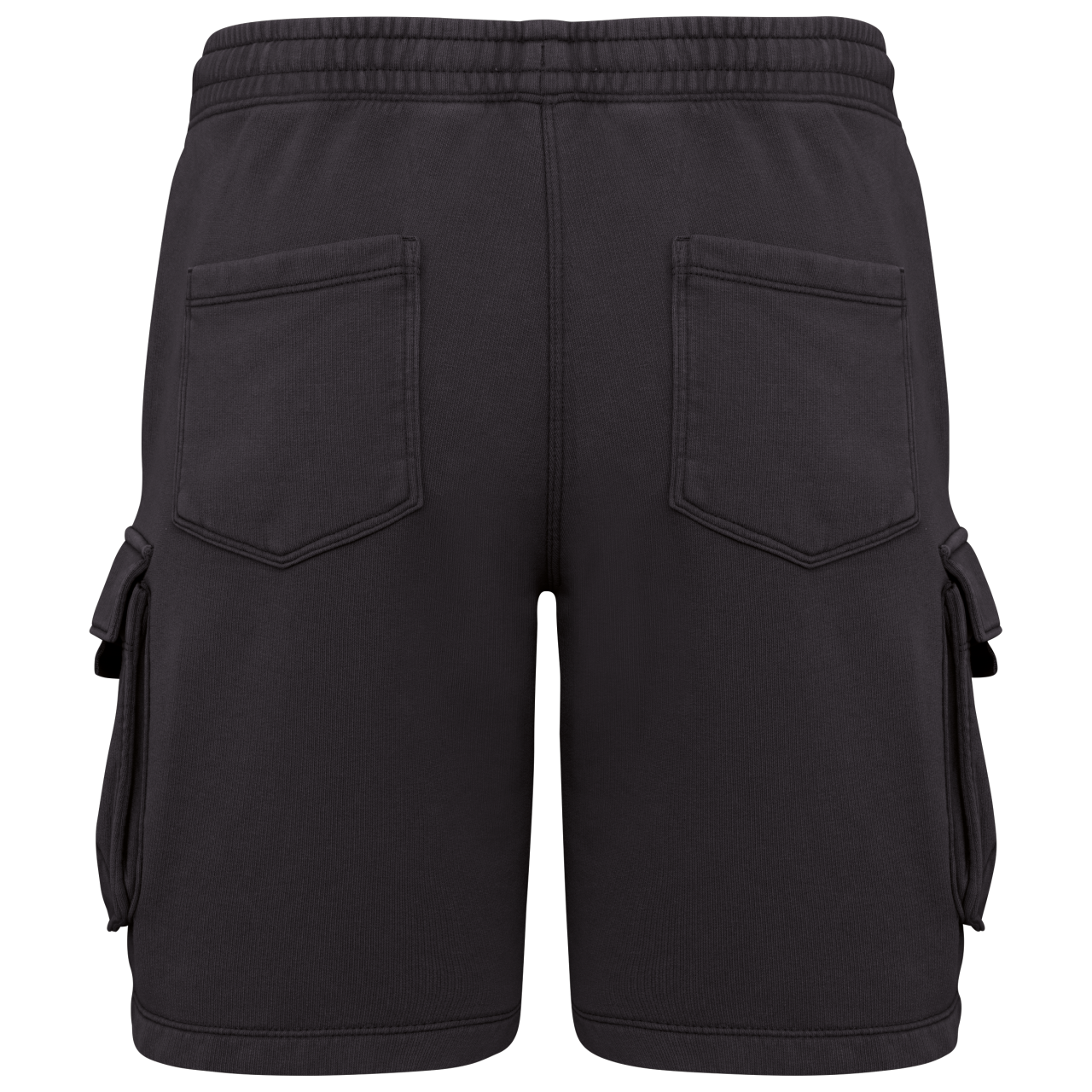 FÉRFI FRENCH TERRY MOSOTT HATÁSÚ CARGO SHORT
