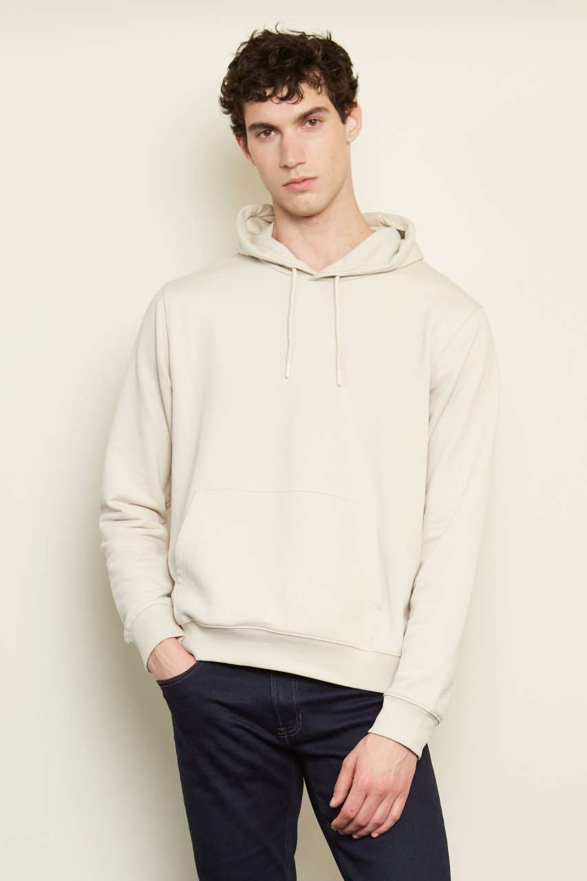 ne03196 NICHOLAS MEN - FRENCH TERRY HOODED SWEATSHIRT