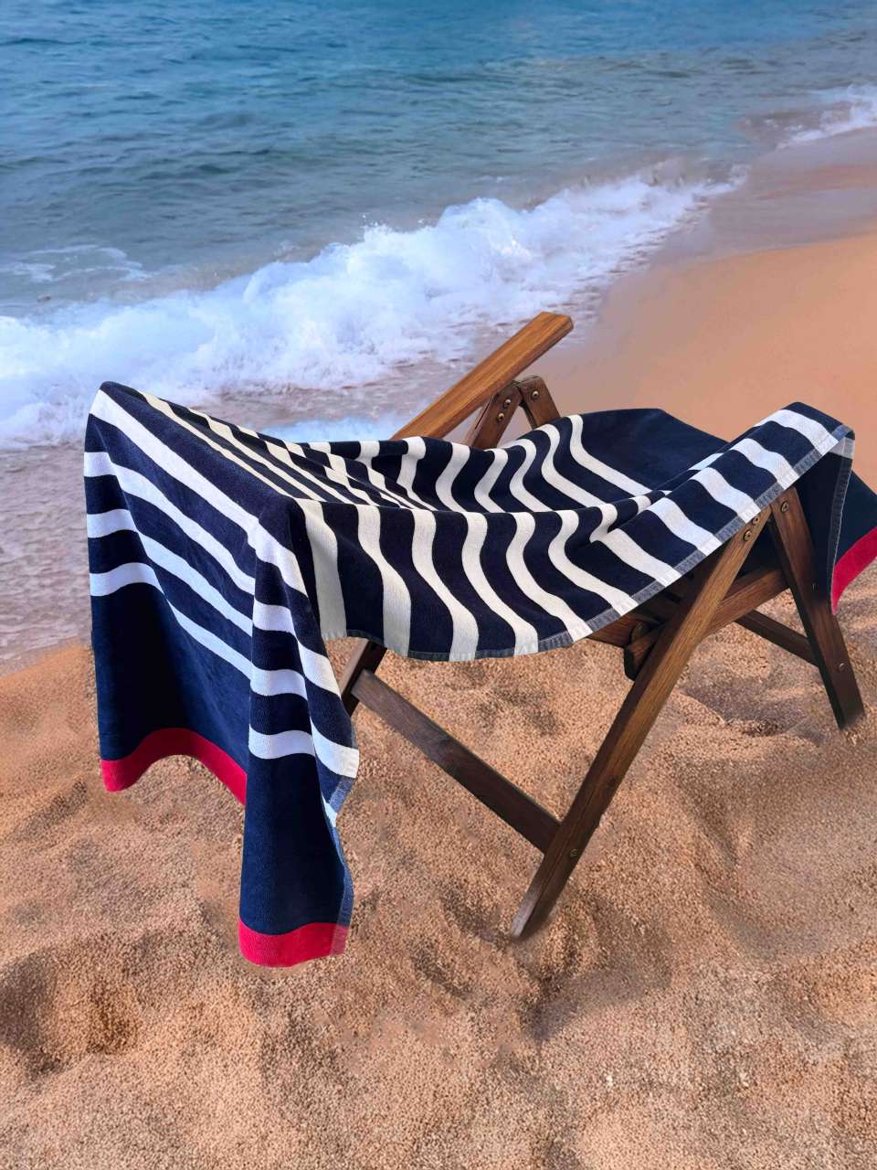 olv4050 OLIMA „SAILOR” BEACH VELOUR TOWEL