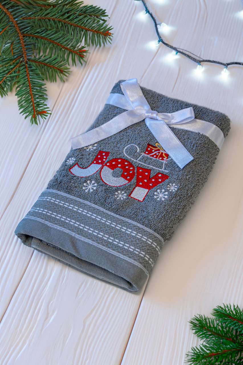 olxmas08 OLIMA CHRISTMAS TOWEL - JOY