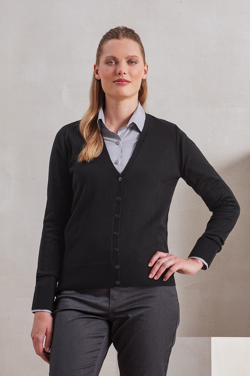 pr402 'ESSENTIAL' ACRYLIC WOMEN'S CARDIGAN