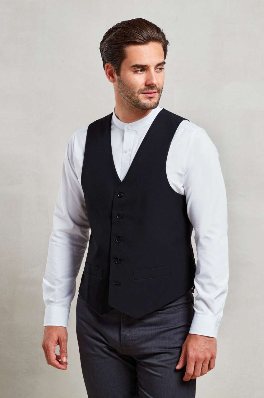 MEN’S LINED POLYESTER WAISTCOAT