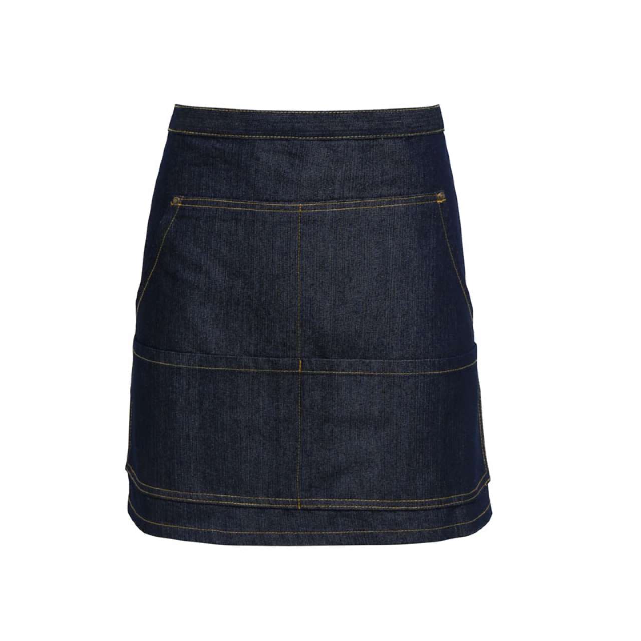 DENIM KÖTÉNY FARMER TÍPUSÚ VARRÁSSAL