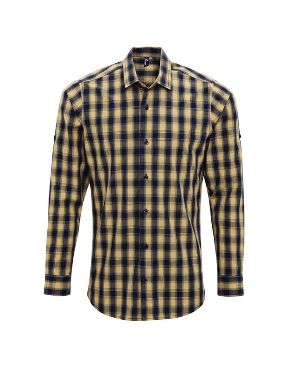 'MULLIGAN' CHECK - MEN'S LONG SLEEVE COTTON SHIRT
