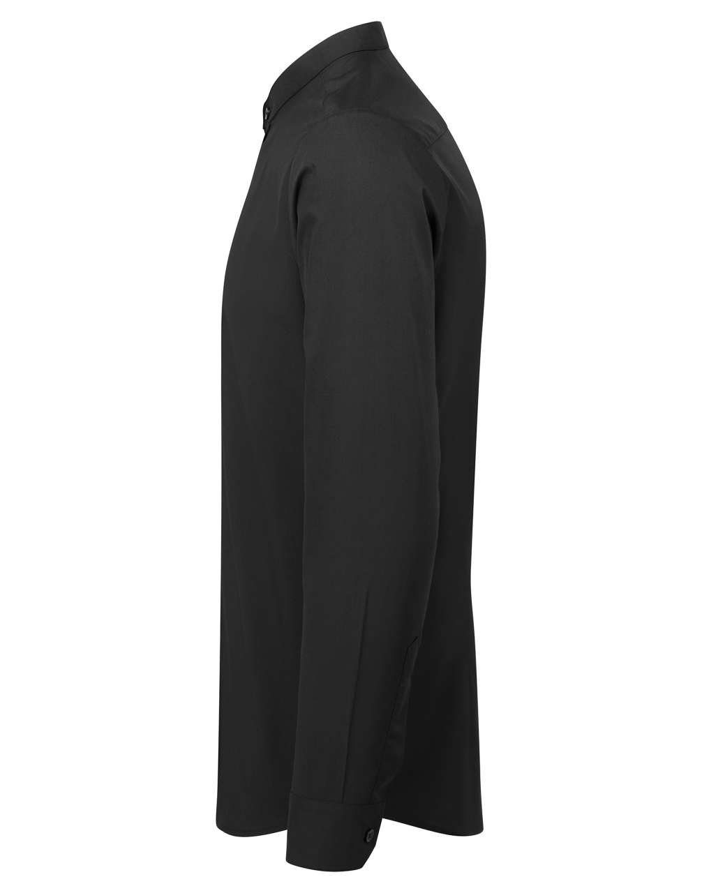 BANDED COLLAR 'GRANDAD' LONG SLEEVE SHIRT