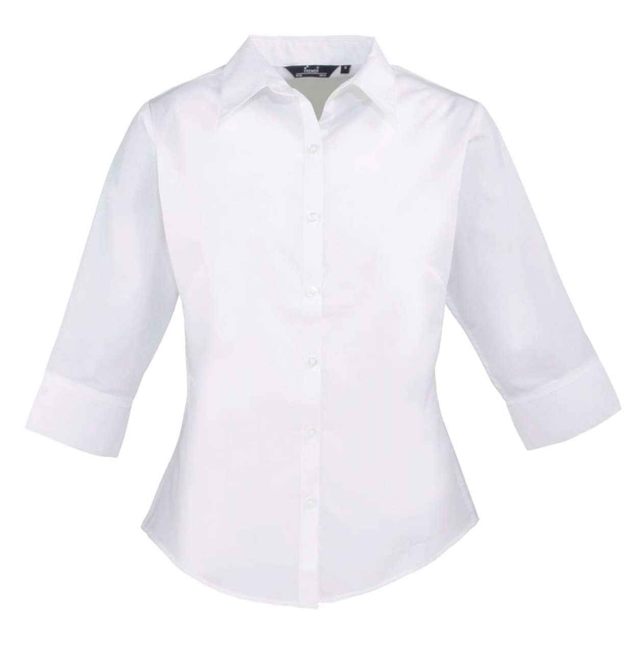 WOMEN'S POPLIN 3/4 SLEEVE BLOUSE
