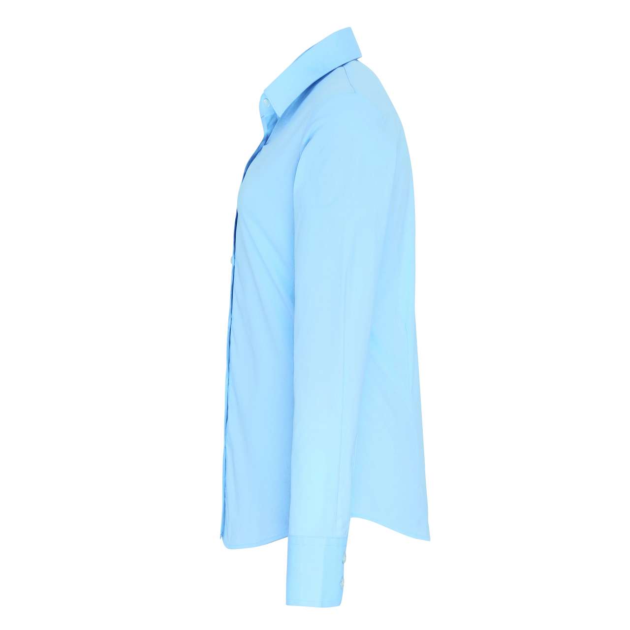 WOMEN'S STRETCH-FIT COTTON POPLIN LONG SLEEVE SHIRT