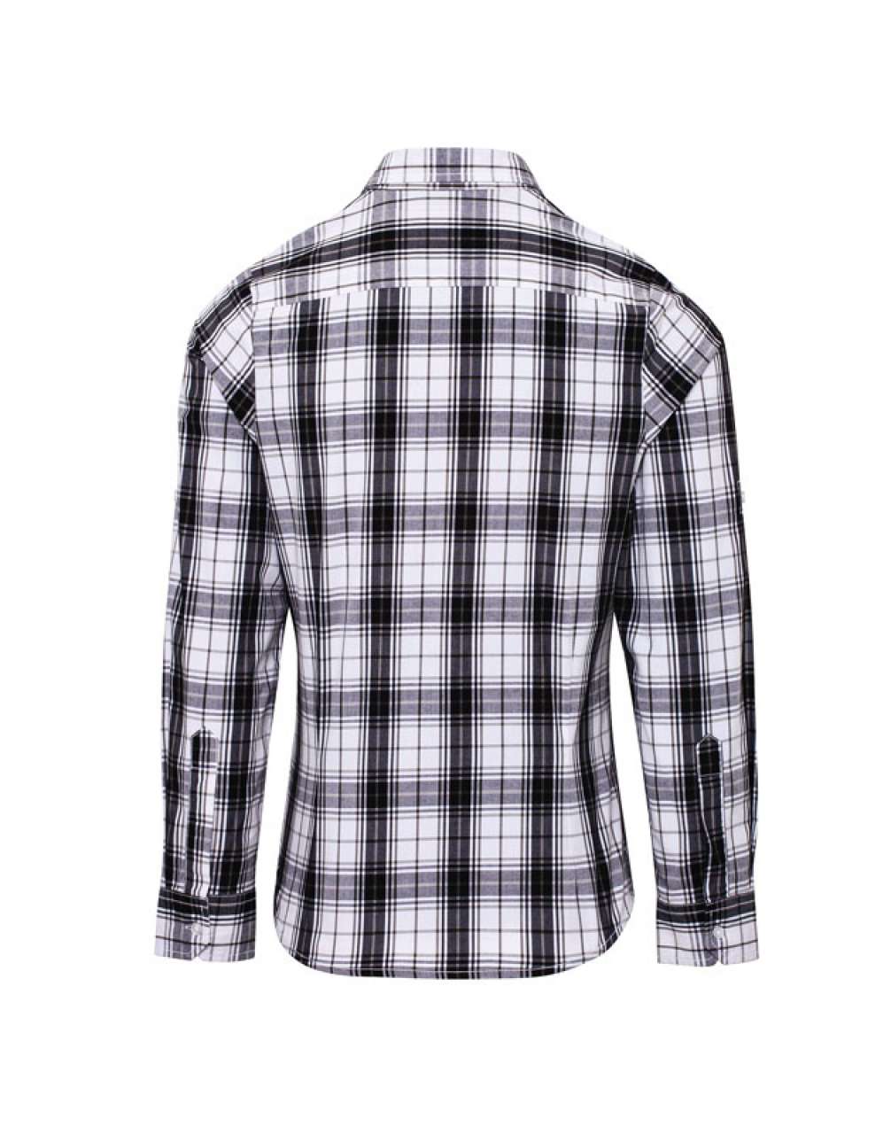 'GINMILL' CHECK - WOMEN'S LONG SLEEVE COTTON SHIRT
