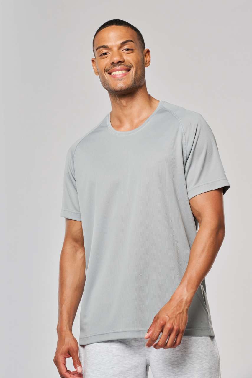 pa4012 MEN'S RECYCLED ROUND NECK SPORTS T-SHIRT