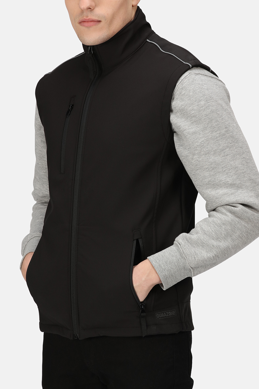 retra813 SANDSTORM - SOFTSHELL RIPSTOP BODYWARMER