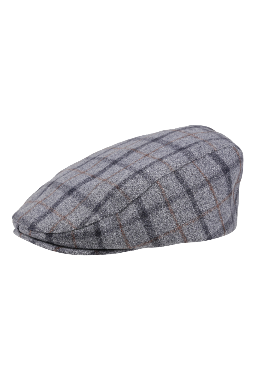 retrc338 ACRE TWEED-EFFECT FLATCAP