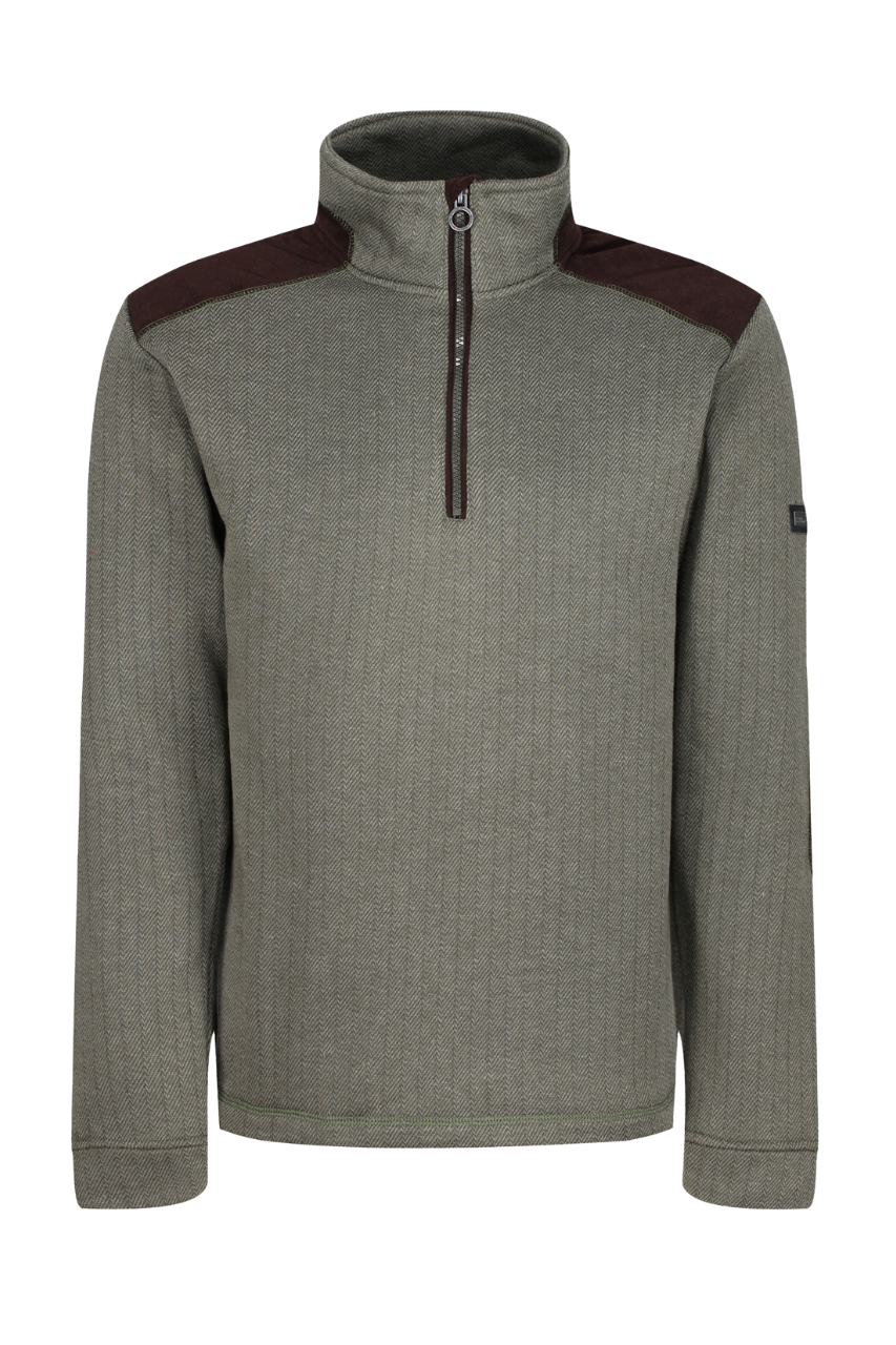 retrf665 HOLBECK HALF ZIP FLEECE