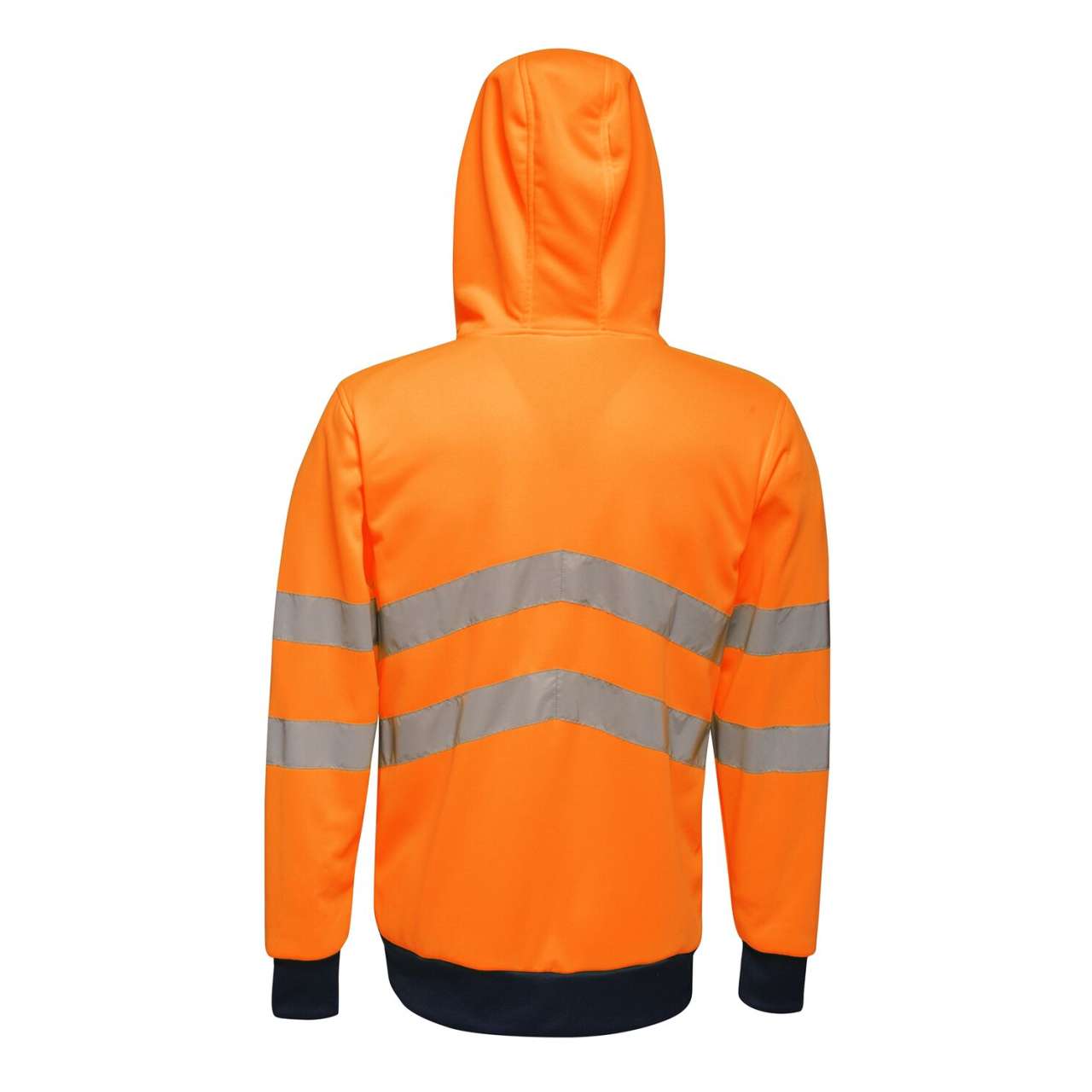 HI-VIS VÉGIG CIPZÁRAS KAPUCNIS DZSEKI