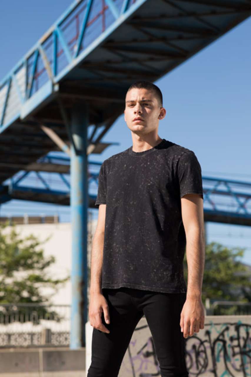 sf203 UNISEX WASHED BAND T