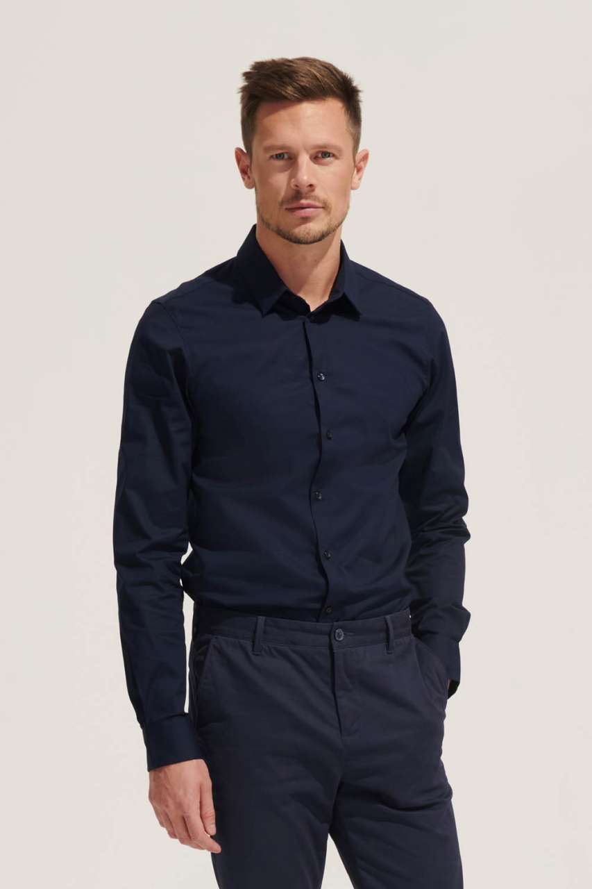 so01426 SOL'S BLAKE MEN - LONG SLEEVE STRETCH SHIRT