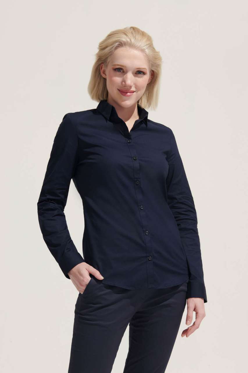 so01427 SOL'S BLAKE WOMEN - LONG SLEEVE STRETCH SHIRT