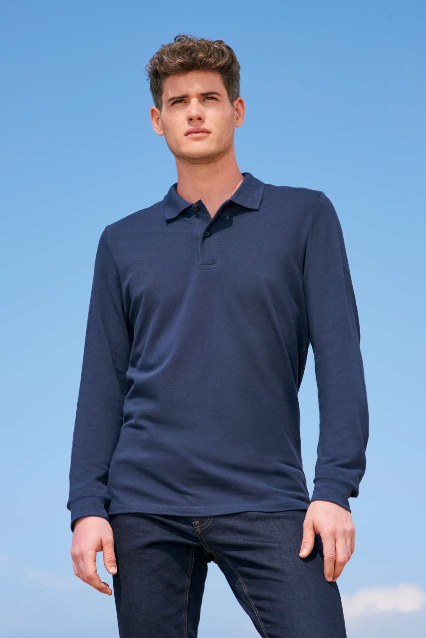 so02087 SOL'S PERFECT LSL MEN - LONG-SLEEVE PIQUÉ POLO SHIRT