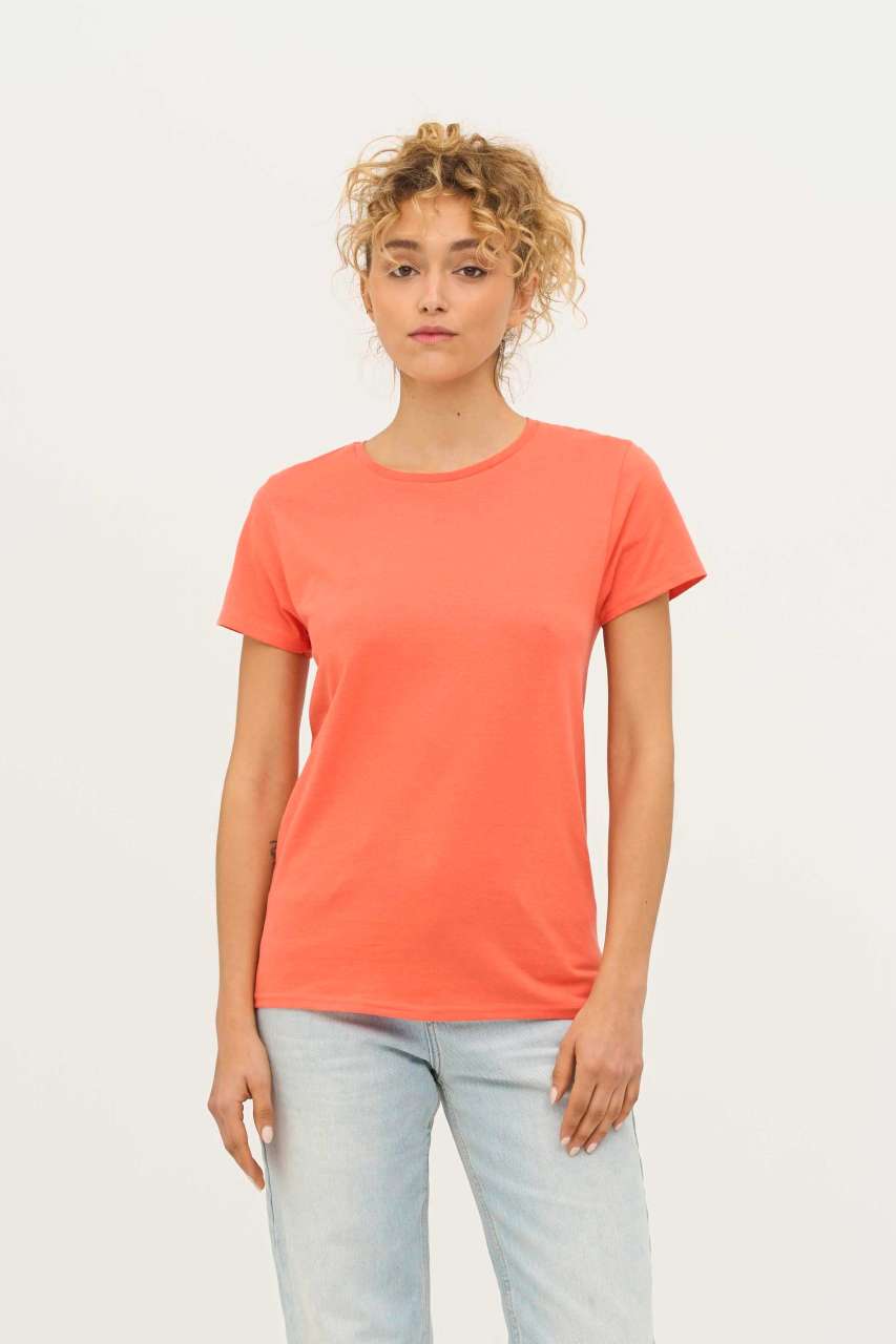 so03581 SOL'S CRUSADER WOMEN - ROUND-NECK FITTED JERSEY T-SHIRT