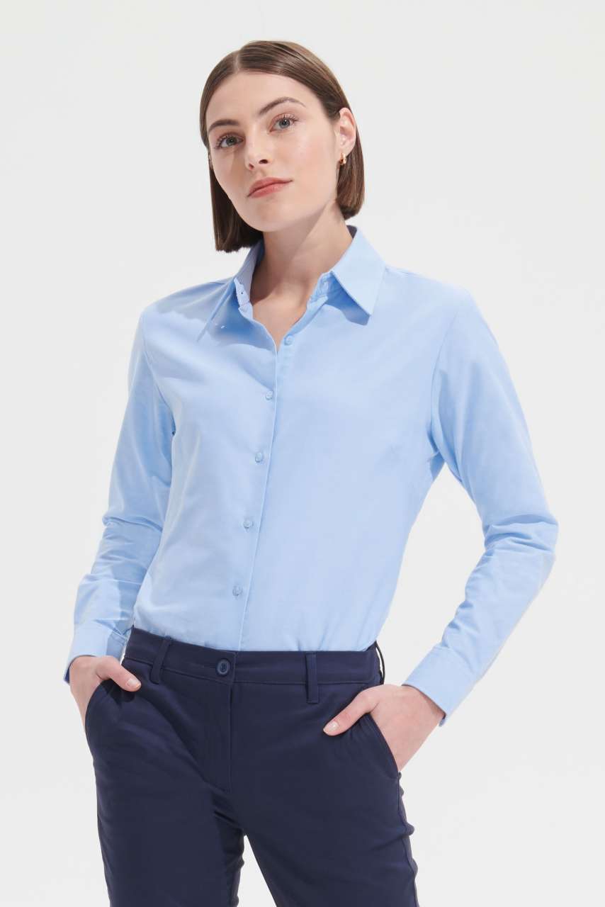 so16020 SOL'S EMBASSY - LONG SLEEVE OXFORD WOMEN'S SHIRT