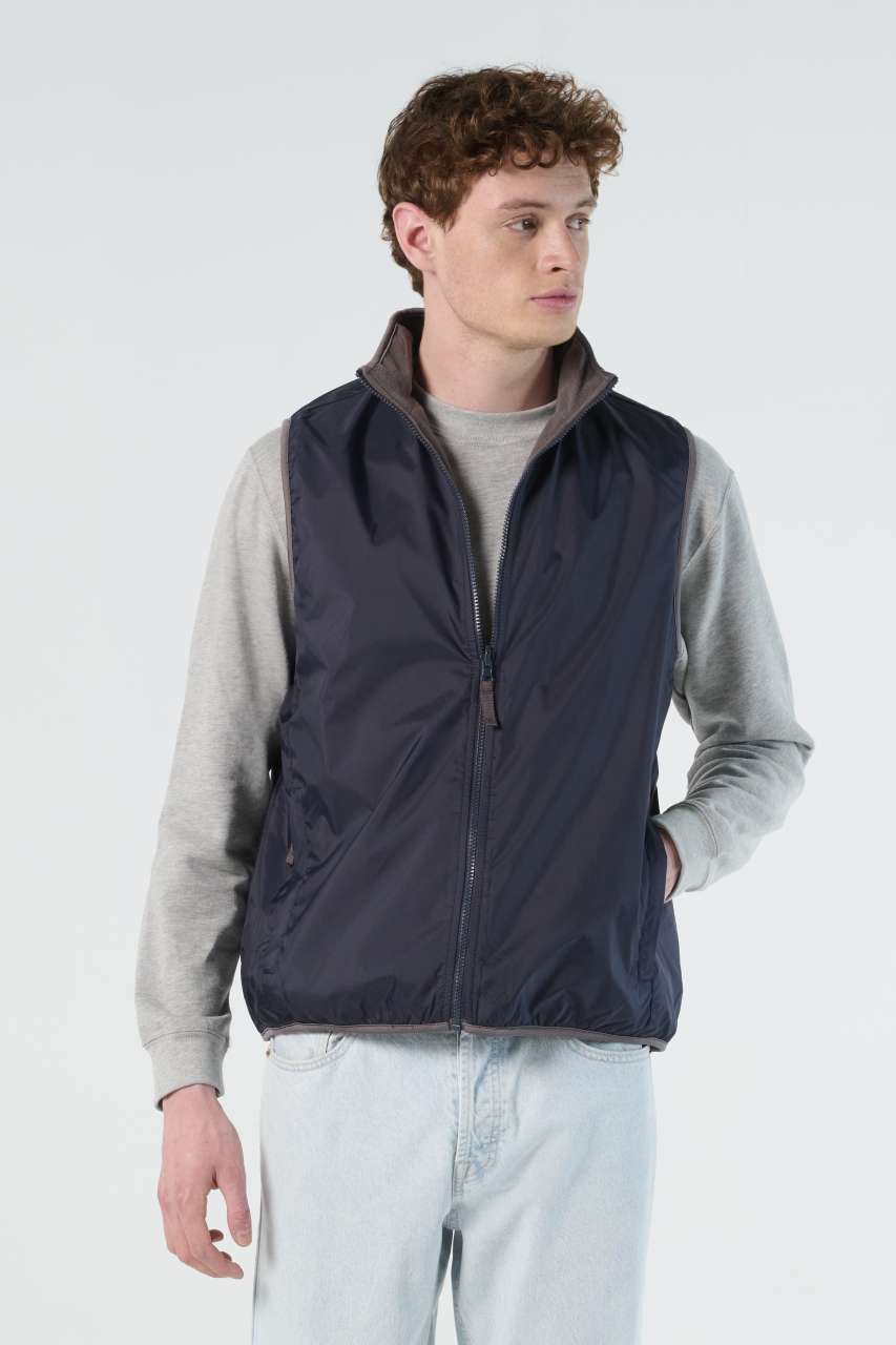 so44001 SOL'S WINNER - UNISEX CONTRASTED REVERSIBLE BODYWARMER