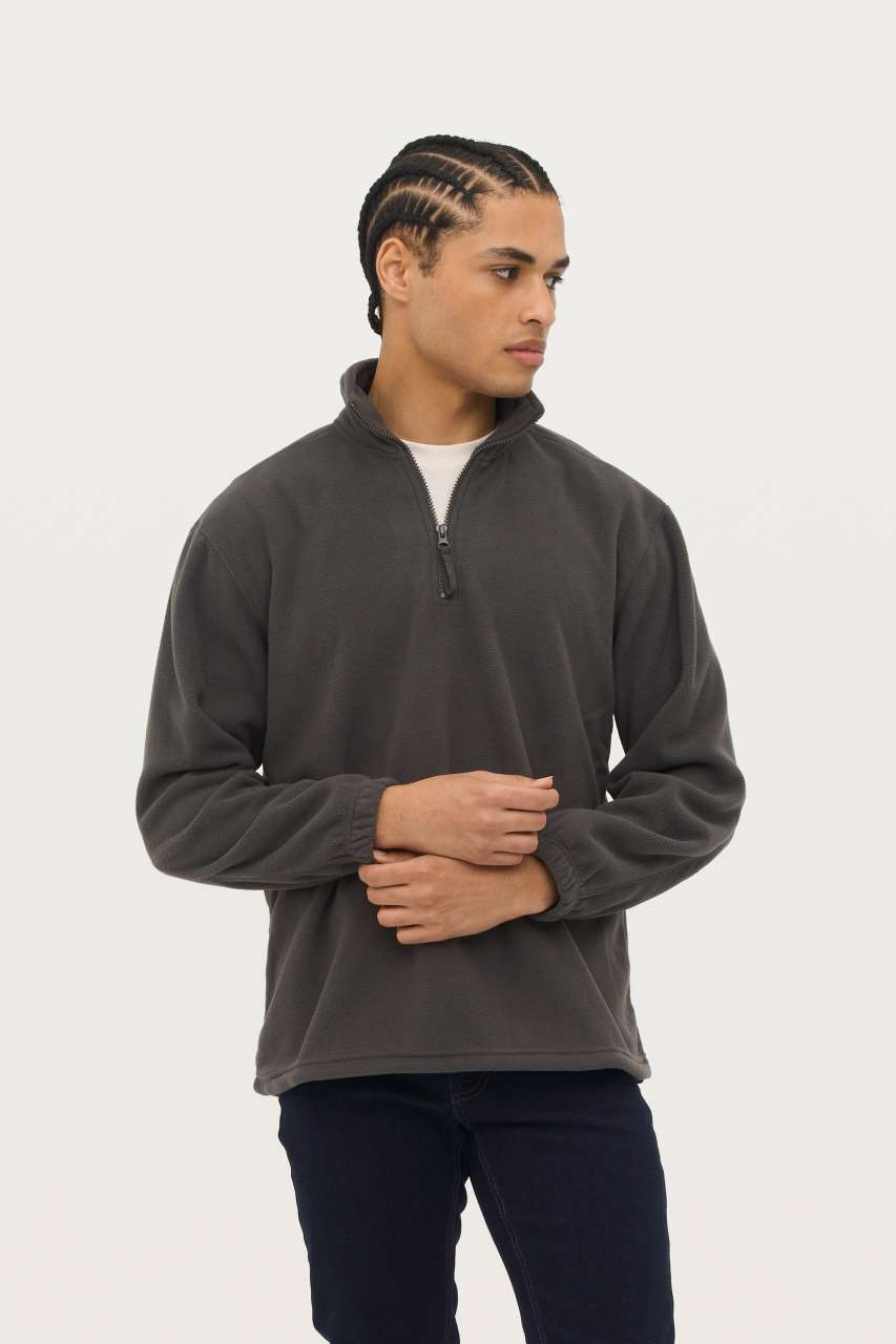 so56000 SOL'S NESS - FLEECE 1/4 ZIP SWEATSHIRT