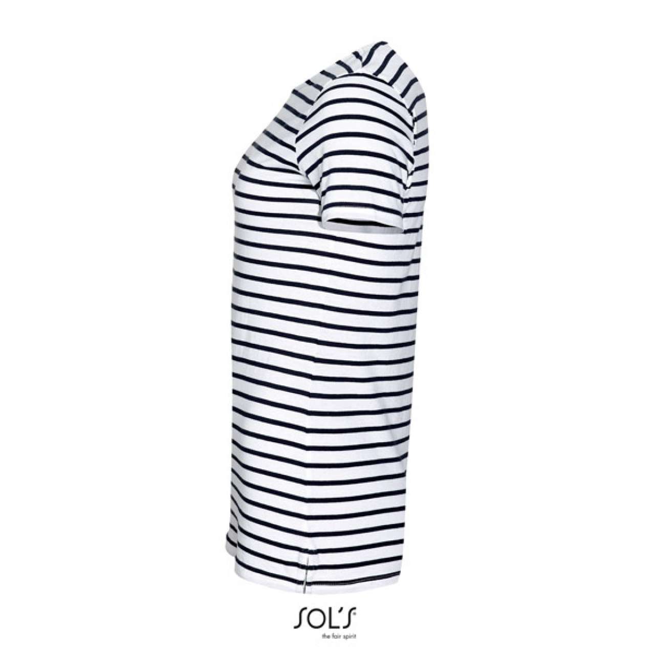 SOL'S MILES WOMEN - KEREKNYAKÚ CSÍKOS PÓLÓ